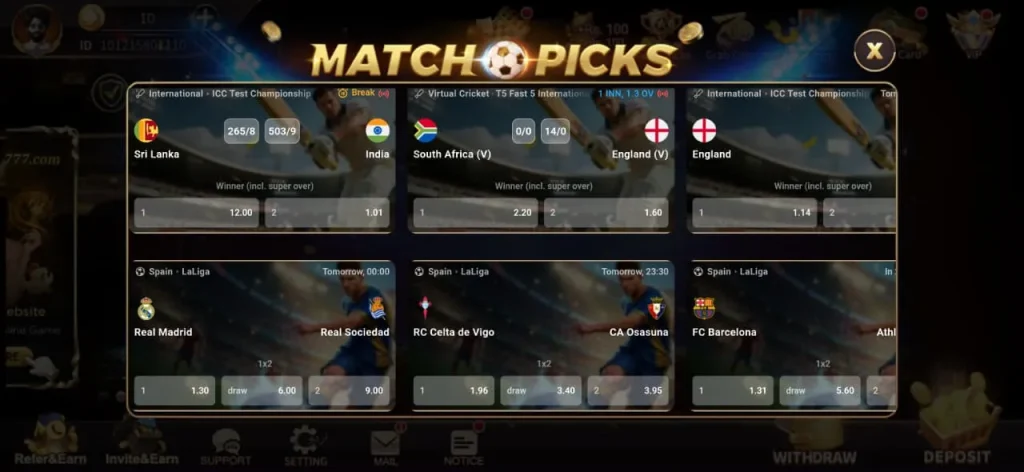 royalx777 game match and picks